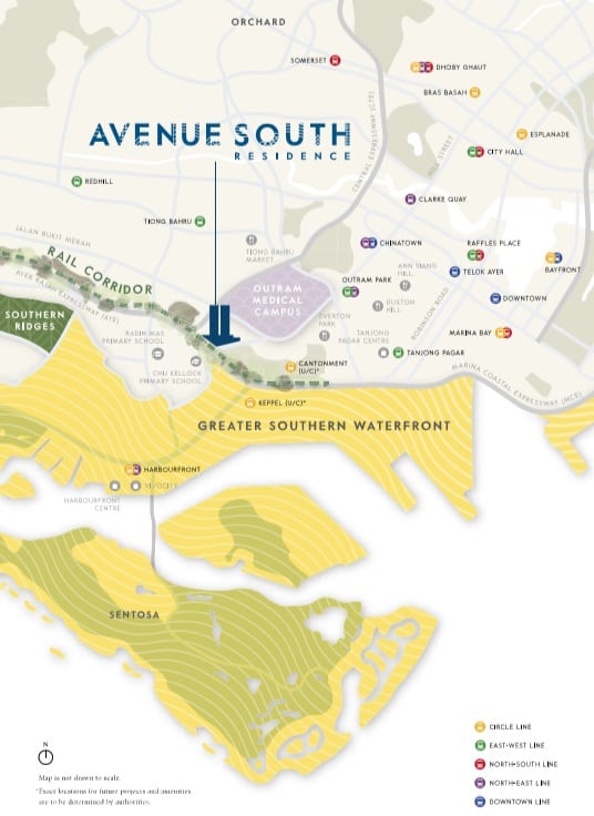 Avenue South Residence Connectivity Map