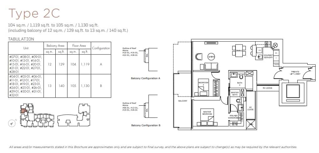 2BR Type 2C