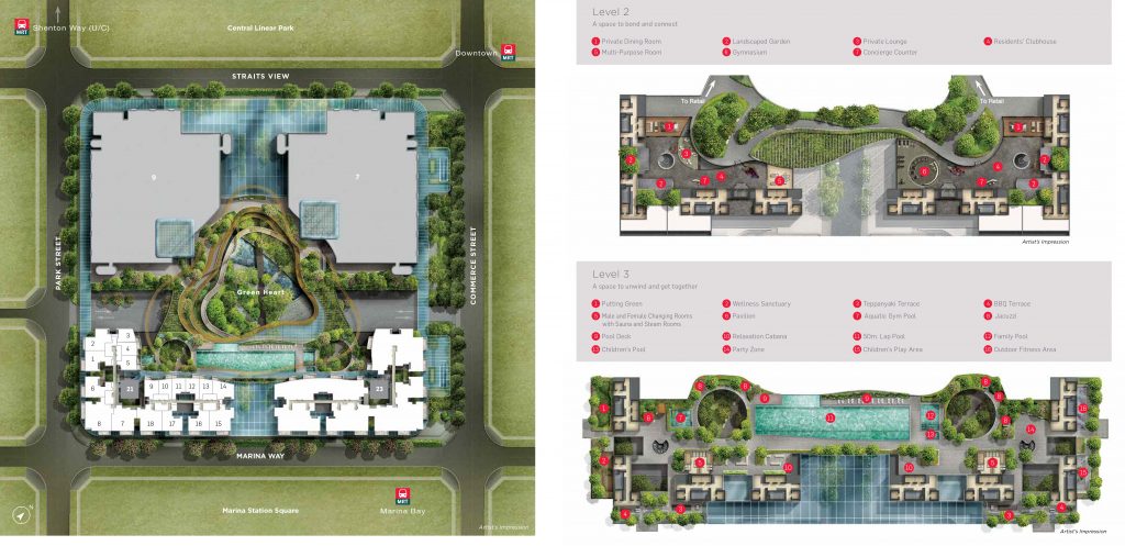 Marina One Residences Site Plan